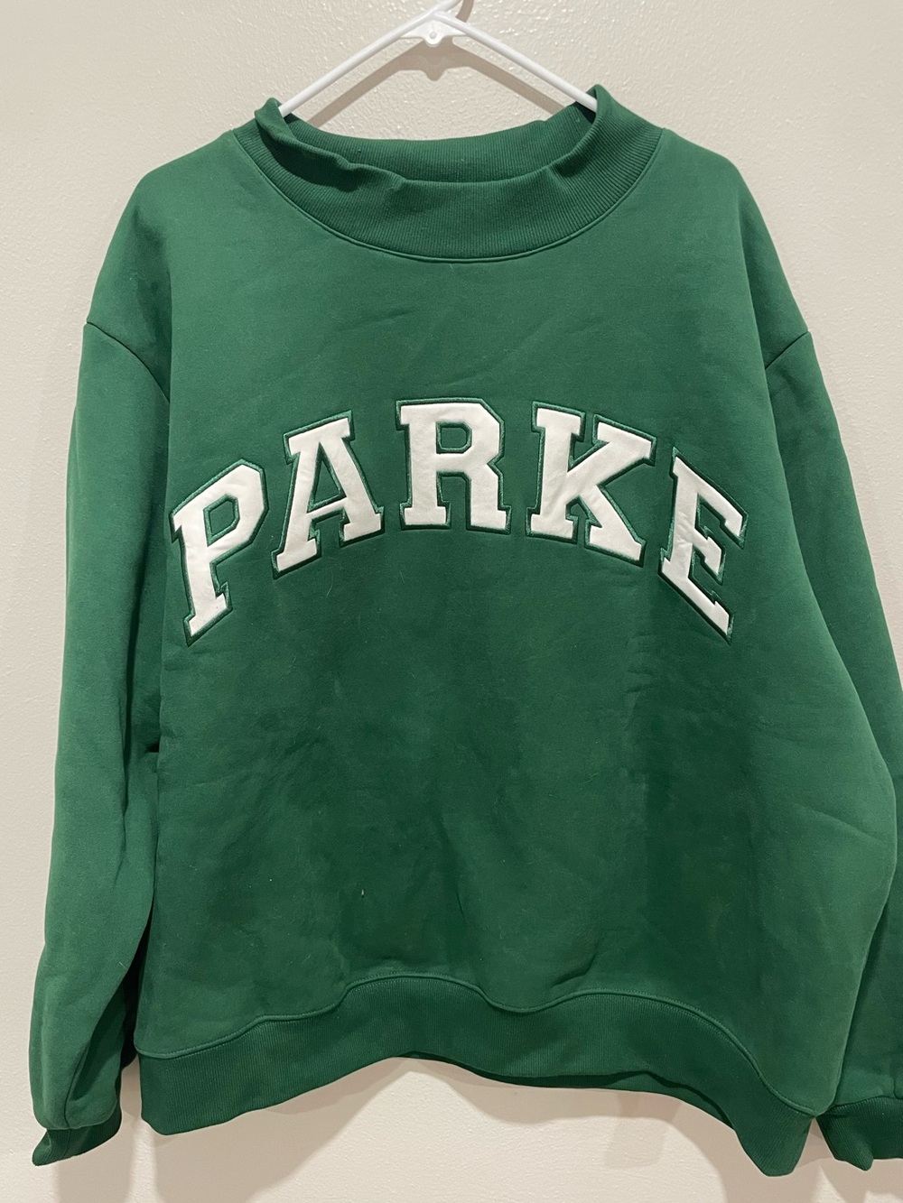 Green parke mockneck